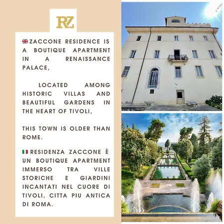 Appartement Residenza Zaccone Tivoli
